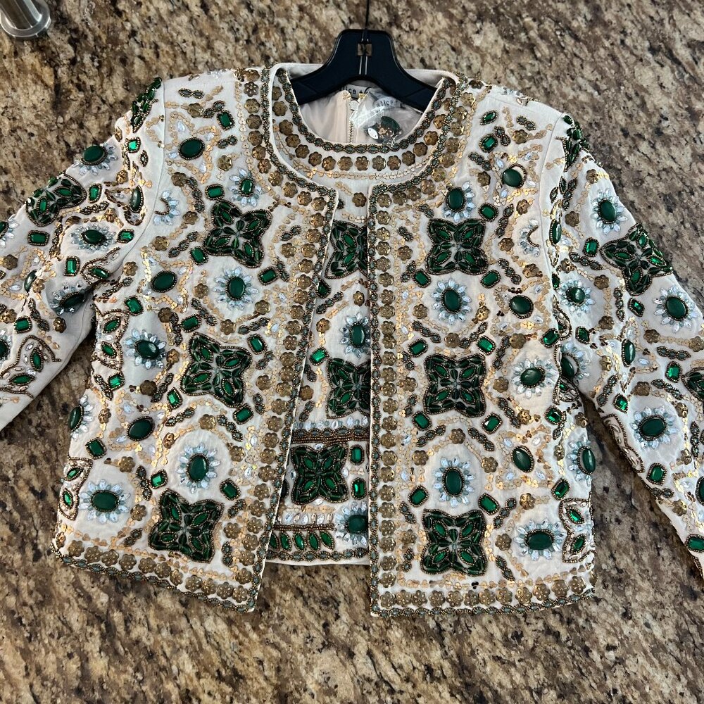 sequin jacket and vest